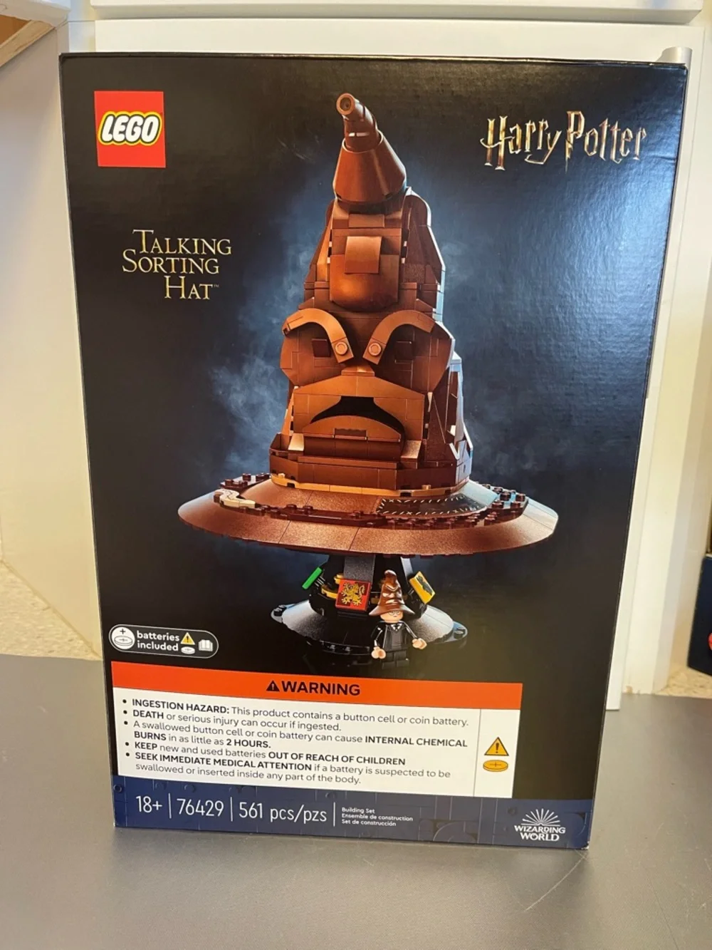 LEGO Harry Potter Talking Sorting Hat Set Hogwarts Hat 76429 561Pcs 18+ NIP - Picture 1 of 11